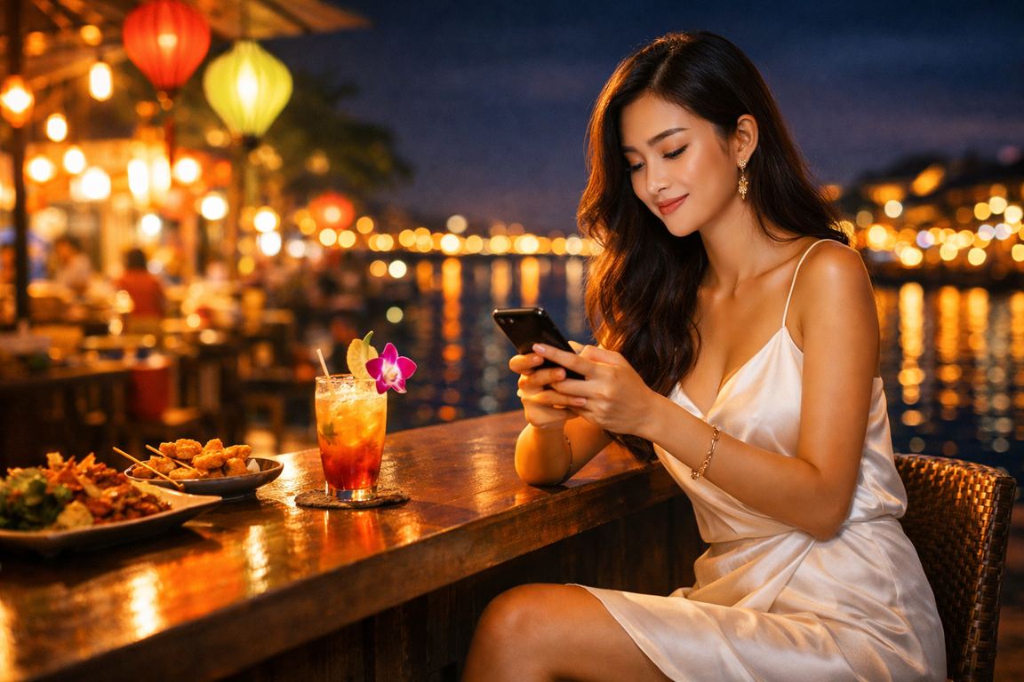 Người dùng truy cập 546 tại chợ đêm vùng Mekong